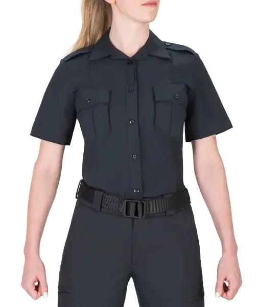 Class B - Blauer Flexpro S/S Super Shirt -Women's (Small, Officer First Class, Navy)