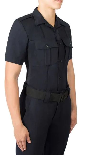 Blauer Poly S/S Super Shirt Women's   (30, Officer First Class, Navy)