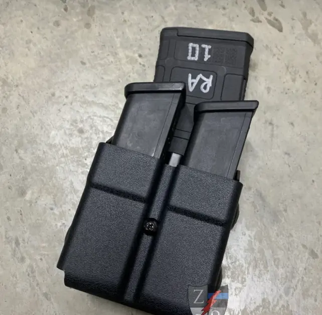 RIFLE PISTOL COMBO 9/40 BLK MOLLE-LOKS